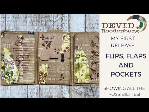 Flips, flaps and pockets! Playing with my NEW release!