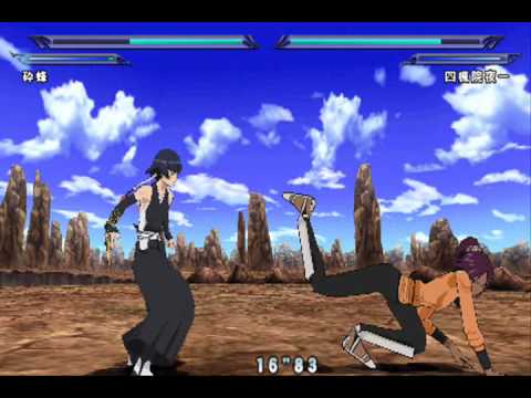 Bleach Heat the Soul 6 Soifon vs Yoruichi Shihoin