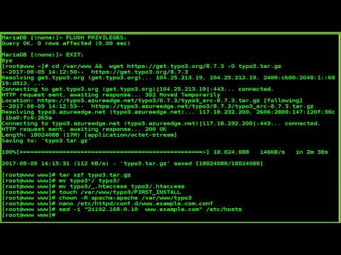 How To Install TYPO3 CMS on Centos 7 Server
