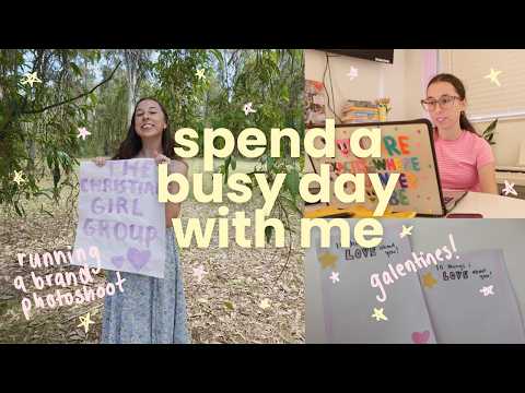A busy Tuesday! ⭐️ Rebranding Photoshoot & Late Galentines Celebrations! (Vloguary Day 17)