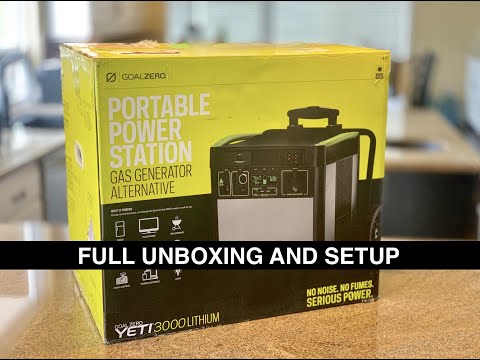 UNBOXING: Goal Zero Yeti 3000 Lithium Power Station!