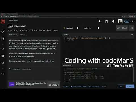 Codewars Javascript Will You Make It