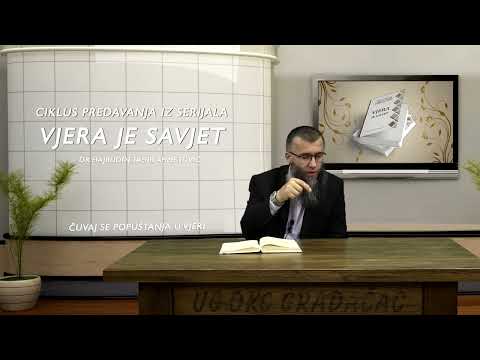 Pretjerivanje u vjeri dovodi do slabljenja imana - dr. Hajrudin Ahmetović