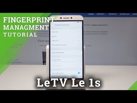 How to Set Fingerprint on LeTV Le 1s - Fingerprint Unlock Tutorial