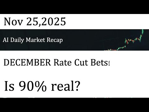 AI Daily Market Recap｜Nov 25,2025｜ DECEMBER Rate Cut Bets! Is 90real?
