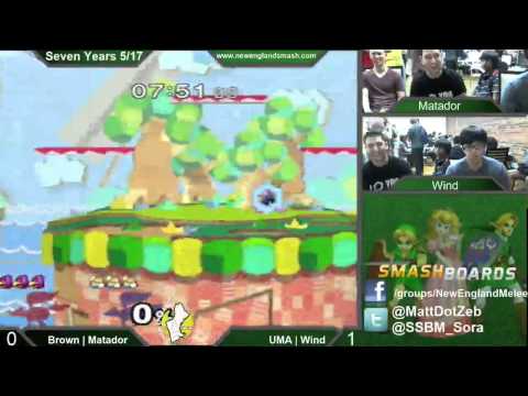 Seven Years 5 - UMA | Wind vs Brown | Matador - SSBM WR2