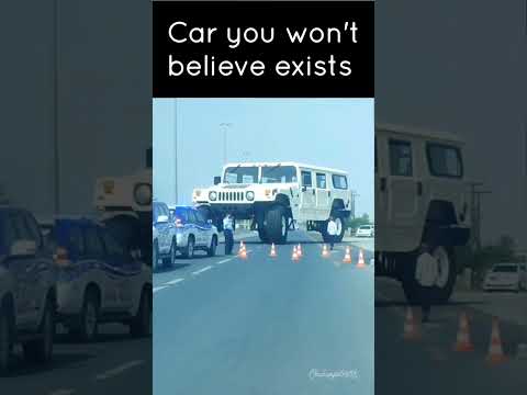 Car you won't believe exists 😨🥵 | Giant Hummer 😶#viral #shorts