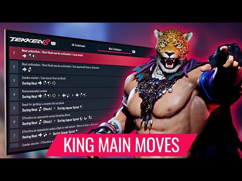 Tekken 8: King Main Moves (Techniques)