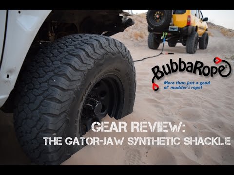 The Bubba Rope Gator Jaw Synthetic Shackle Review