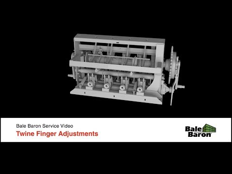 Marcrest Service Video - Twine Finger Adjustment