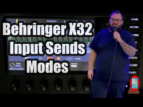 X32 Training Input Sends Modes Pre/Post EQ Pre/Post Fader