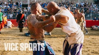 Download lagu RIVALS Bareknuckle Boxing Meets MMA in Calcio Stor... mp3