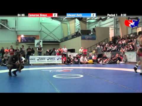 Cameron Simaz vs. Edward Ruth at 2013 ASICS University Nationals - FS
