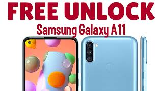 How to Unlock Samsung Galaxy A11 For FREE- ANY Country and Carrier (AT&T, T-mobile etc.)