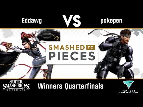 Eddawg (Bayonetta) vs pokepen (Snake) - Winners Quarterfinals - Smashed to Pieces #37
