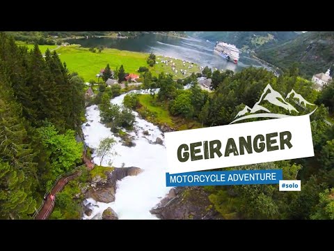 S1E6- #geiranger Route 63 explore #norway by #motorcycle #solotravel