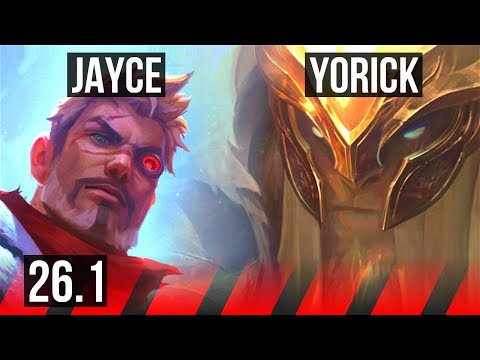 JAYCE vs YORICK (TOP) | KR Master | 26.1