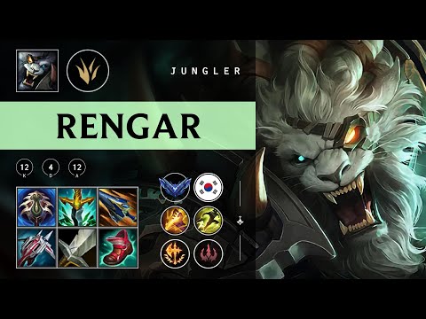 Rengar Jungle vs Ivern - KR Diamond Patch 25.24