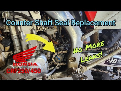Honda CRF450X Counter Shaft Seal Replacement  | Chain Drive Sprocket Seal