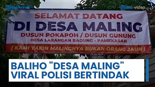 Baliho "Desa Maling" Pamekasan Viral & Baru Buat Polisi Bertindak Atasi Kasus Pencurian Sejak 2022