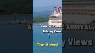 Watching us Dock at Amber Cove!| Balcony Perspective #cruiseship #travel