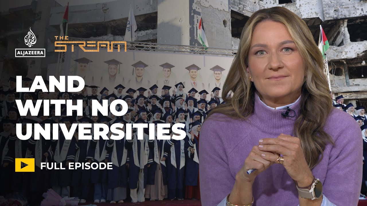 How can students in Gaza continue to learn with no universities? | The Stream