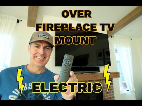 TV Bracket, Motorized TV Lift, Motorized TV Mount with Remote Control Height Adjustable 71-161cm/27.9-63.3inch for Large Screen 26-75 Inch TVs TV Mount TV Stand video review thumbnail