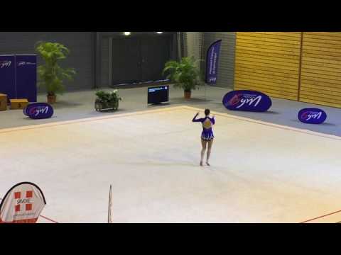 Laura Perra corde - Nat B 18 ans et + - France Chambéry 2017