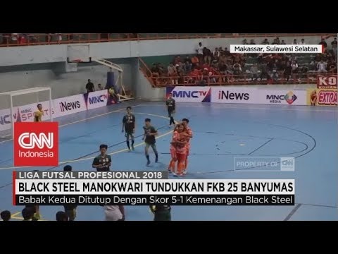 Black Steel Manokwari Tundukkan FKB 25 Banyumas - Liga Futsal Profesional 2018