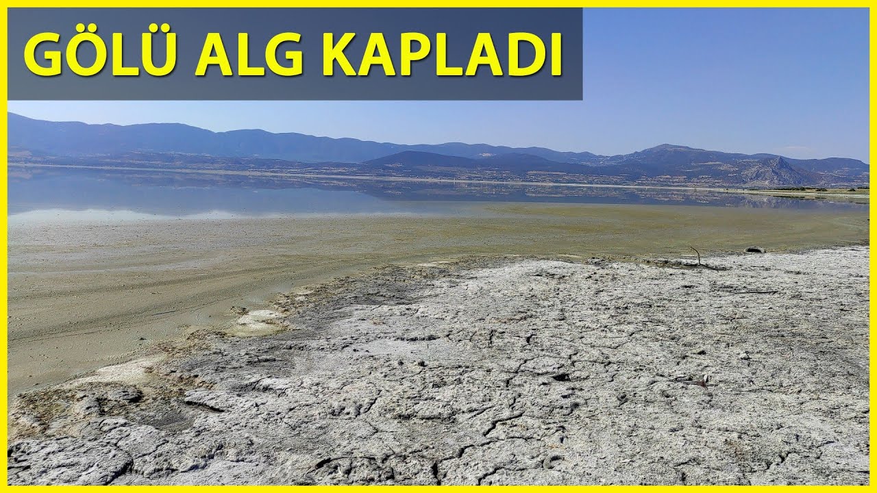 Burdur Gölünde Suyun Rengi Değişti