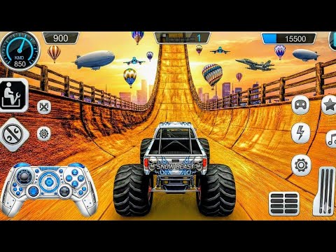 Ramp Car Racing - Car Racing 3D - Monster Truck Ultra Mega Ramp Driving  | Car Game | Android Game