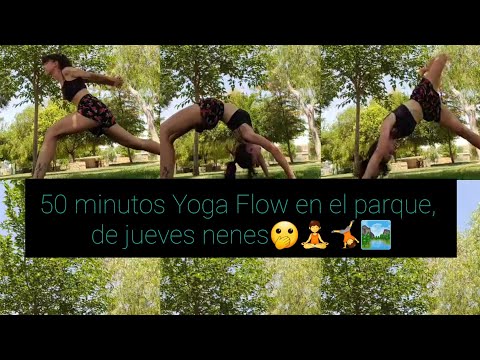 50 minutos Yoga Flow en el parque, de jueves nenes🫢🧘🤸🏞️ 40 grados a la sombra, Fire Yoga onnnn🫢🔥