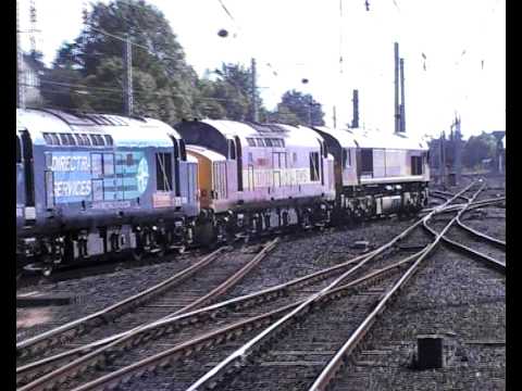 37610+37422+66099 with 0Z37. Carnforth Stn. 21.08.11