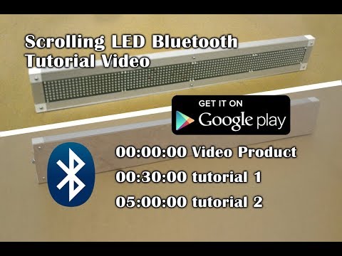 Scrolling Text Bluetooth video thumbnail