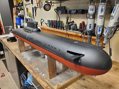 Russian Typhoon 3D files - Print your own RC Submarine!
