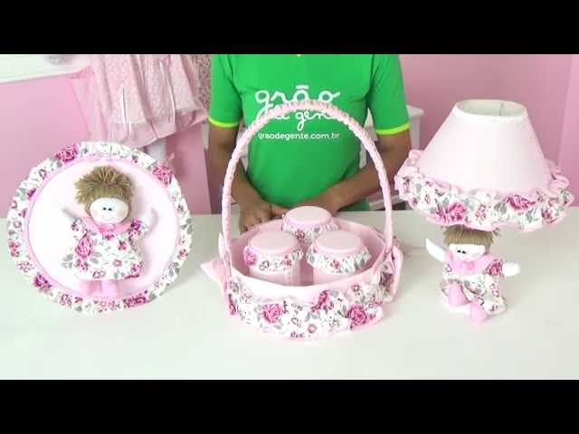 Kit Acessórios Elegance Rosa | Ref: 45026