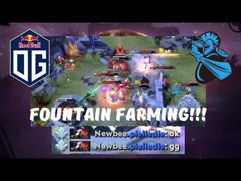 OK GG | FOUNTAIN FARMING! | OG VS NEWBEE | DOTA 2 TI 2019 MAIN STAGE