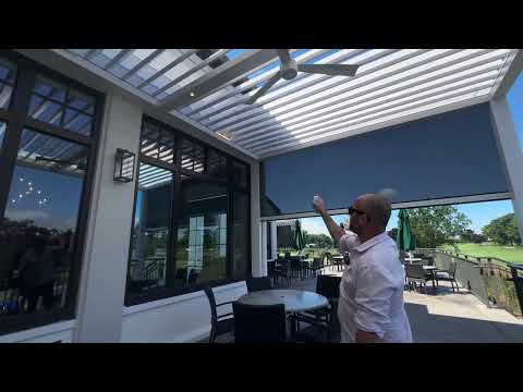 Country club louvered roof system walkthrough Long Island thumbnail