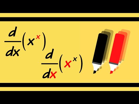 Shortcut For Derivative of x^x