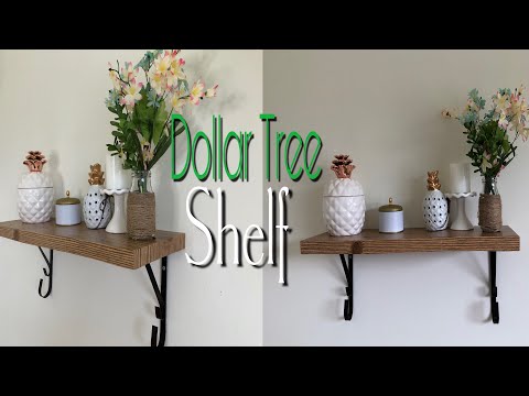 Dollar Tree DIY SHELF | DIY Bookshelf Video