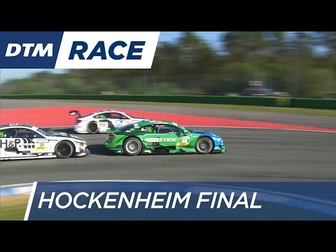 Mortara passes Blomqvist - DTM Hockenheim Final 2016