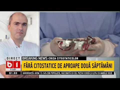 CRIZA CITOSTATICELOR - MEDICII CER MEDICAMENTE PENTRU BOLNAVII DE CANCER_Stiri B1_22 aprilie 2021