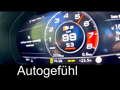 Audi S3 Sound & Launch Control S-tronic acceleration 0-100 km/h 0-60 mph - Autogefühl