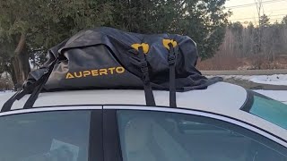 Auperto Rooftop Cargo Bag Review - took a cross country roadtrip - worth the price?