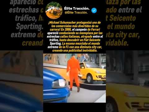 ¡Cuando Schumacher Cambió su Ferrari por un Fiat!. #mexico #automovilismo #formula1 #spanish