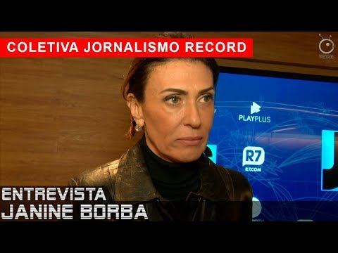 Jornal da Record - Entrevista com Janine Borba