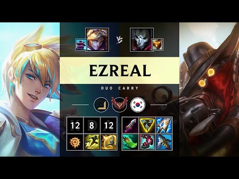 Ezreal ADC vs Jhin - KR Grandmaster Patch 25.16