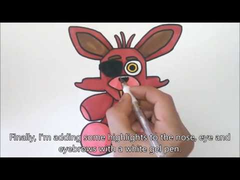 How To Draw Foxy Plushie Step By Step (EASY!) - YouTube