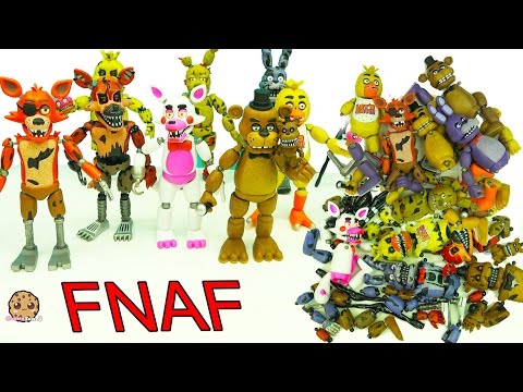 FNAF In Pieces Complete Set Of Five Night's At Freddy's Funko