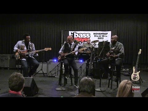 Rickey Minor, Freddie Washington, and Nathan East at Bass Player LIVE! 2013